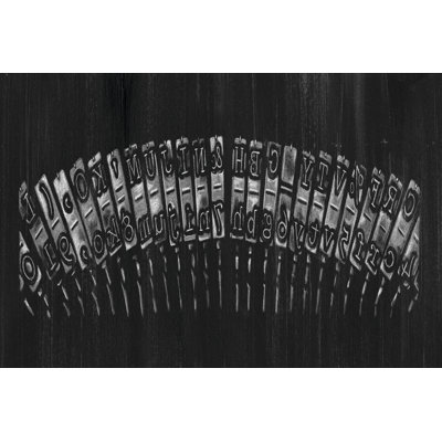 Antique Typewriter Bars 1 Piece Wrapped Canvas Wall Art