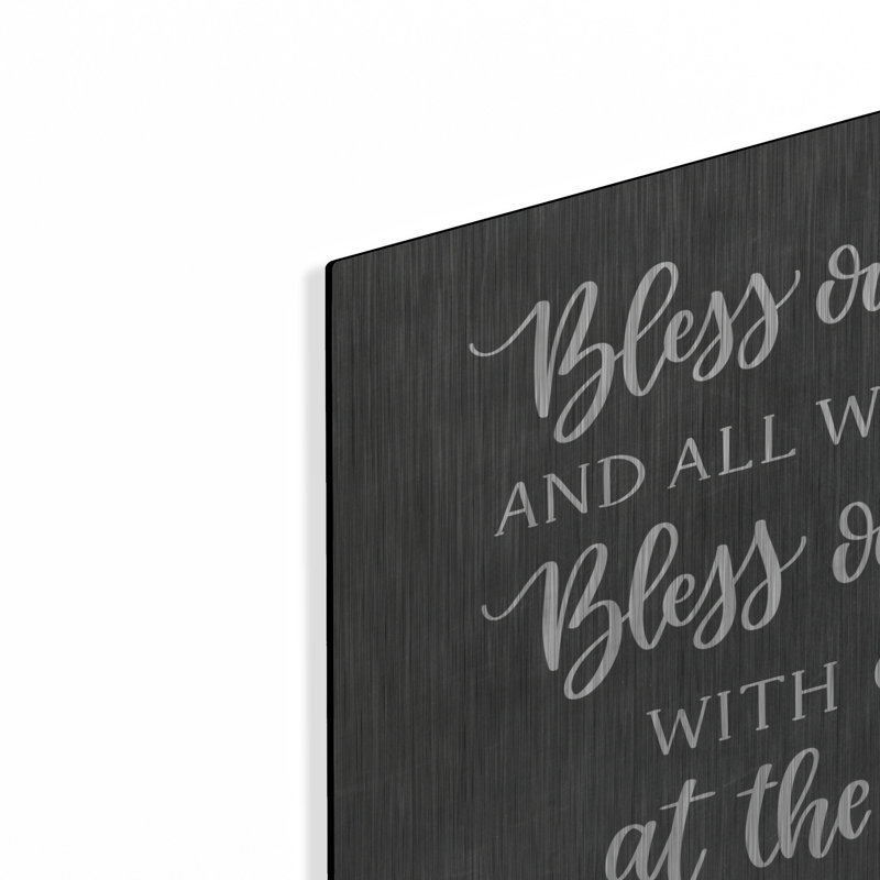 «Bless Our Home» par imperfect Dust, H 12 po x l 16 po