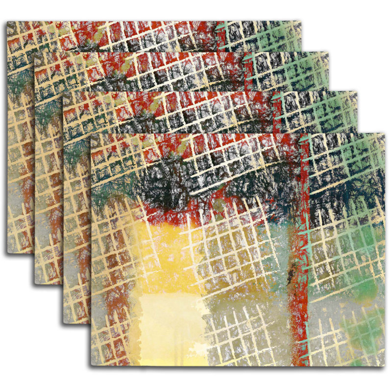Napperon abstrait en polyester