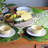 4 PIece Tropical Green Palm Placemats
