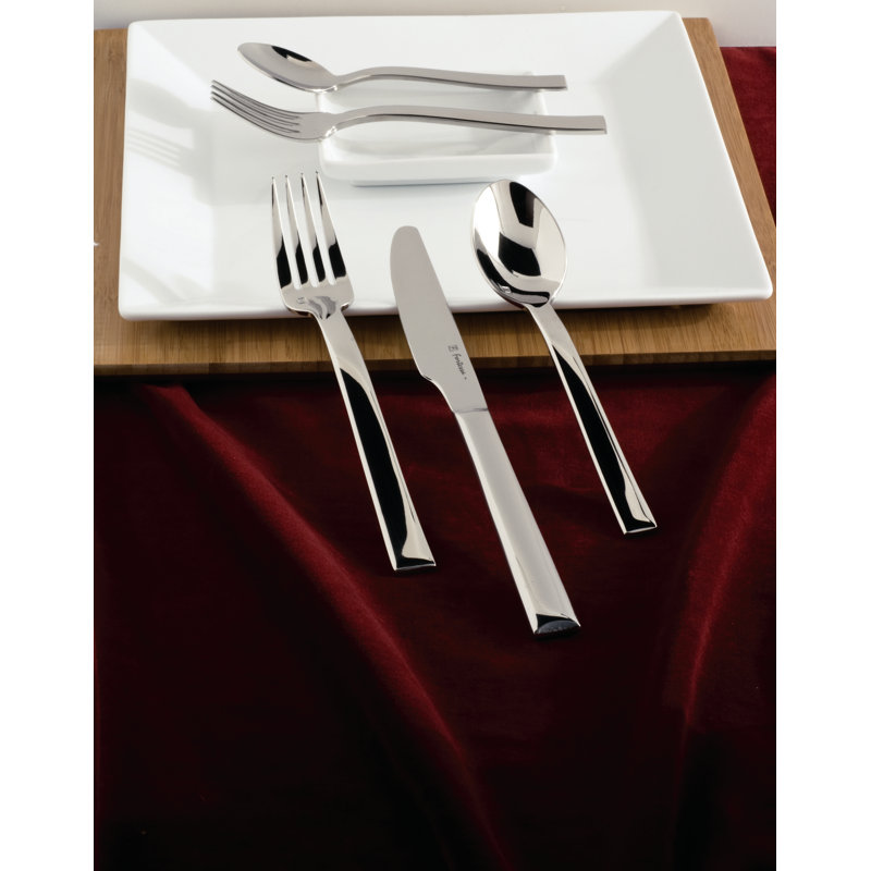 Still 5 Piece 18/10 Stainless Steel Flatware Set, Service for 1