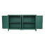 Buffet décoratif 59 "vert avec 4 portes