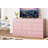 12 Drawer Dresser For Bedroom, 61 Inch Wood Dresser With Power Outlet-49621282