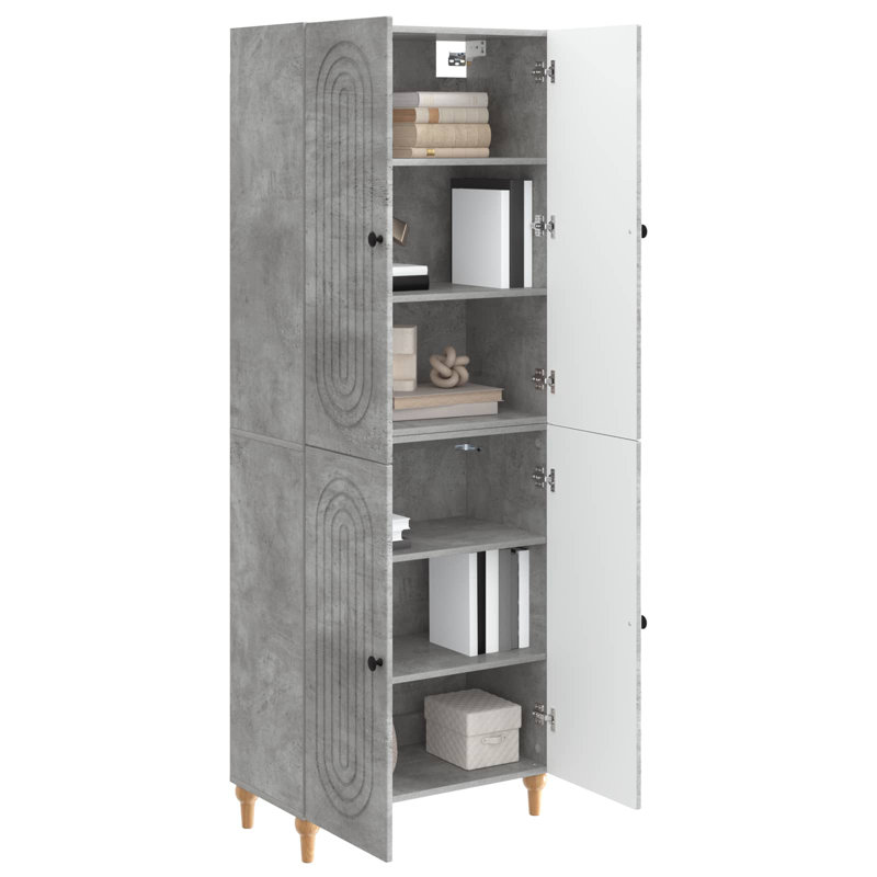 Storage Cabinet, Concrete Grey