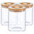 Argon Tableware - Scandi Storage Jar with Wooden Lid-61891487