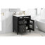 Meuble-lavabo simple 30 po avec lavabo supérieur