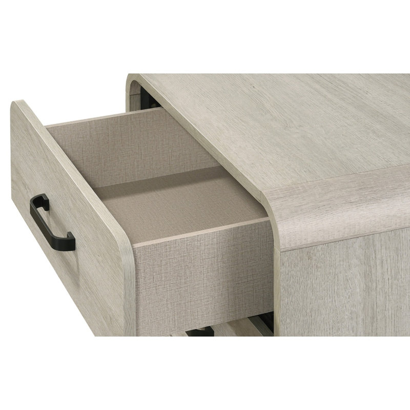 Meuble de rangement en bois blanc antique antique 1 pièce avec 5 tiroirs
