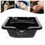 Évier de lavage de fond en ABS avec shampooing professionnel 21,85 po x l 19,68 po avec robinet