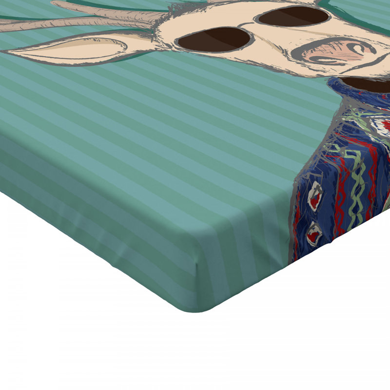 Microfiber Striped Fitted Sheet, Twin XL Fitted Sheet