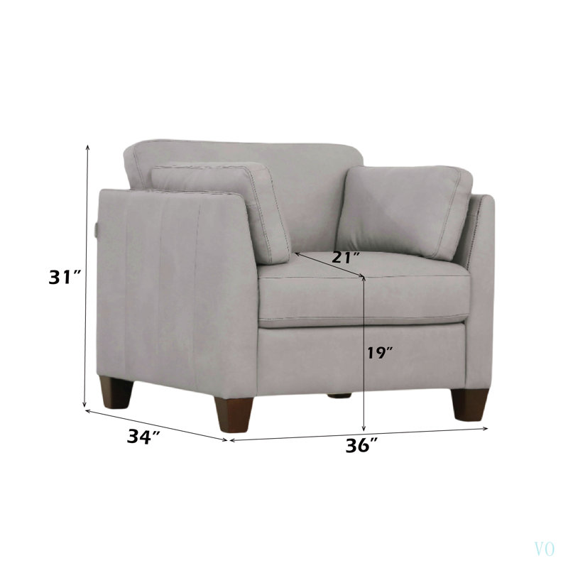Fauteuil en cuir (assemblé)