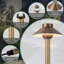 Lampe de sentier en laiton antique