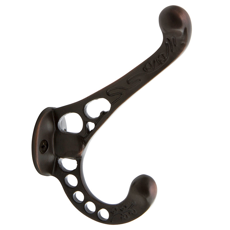 Victorian Coat Hook, Timeless Bronze