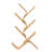 Rattan Bookshelf Curved Standing Tree Shelves Bookcase Organizer-339903617