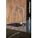 Azure Two Handle Pull-Down Kitchen Faucet With C-Spout