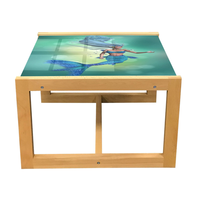 Irmgardt Sled Coffee Table, 40cm H x 46.5cm W x 62cm D