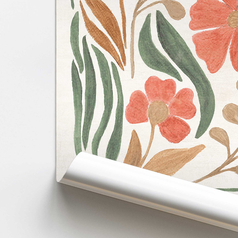 Fleurs de corail I print, Impression sans cadre, H 14 po x l 11 po