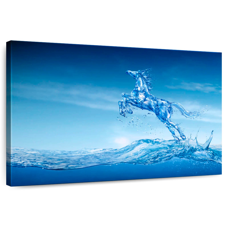 Water Horse, 30" H x 45" W
