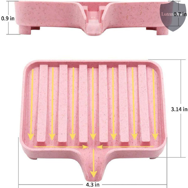 Laceymai Self Draining Soap Dish Rebrilliant