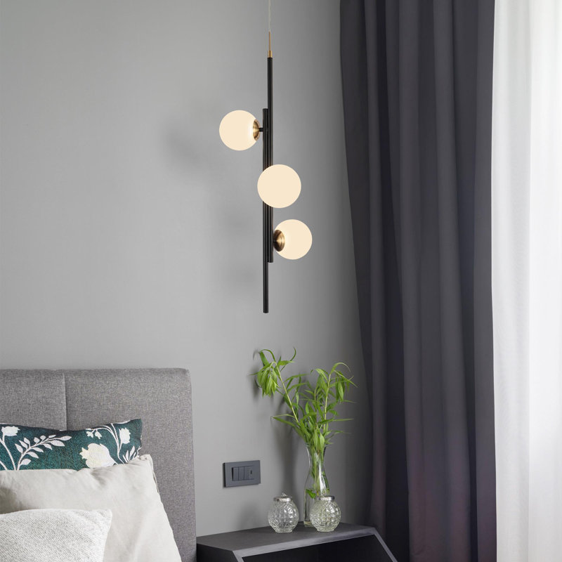 Christobel 3 - Light Unique / Statement Geometric LED Chandelier