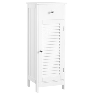 Armoire de salle de bain autoportante H 34,5 po x L 13 po x l 12 po Amabilia
