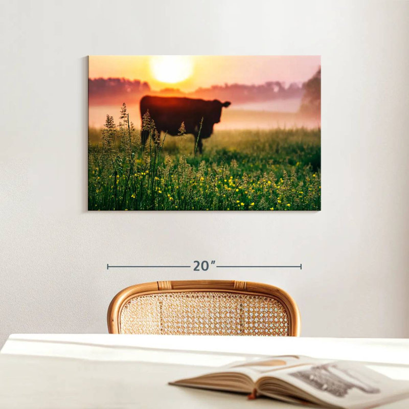 Alvord Cow Sunrise, H 16 po x l 24 po