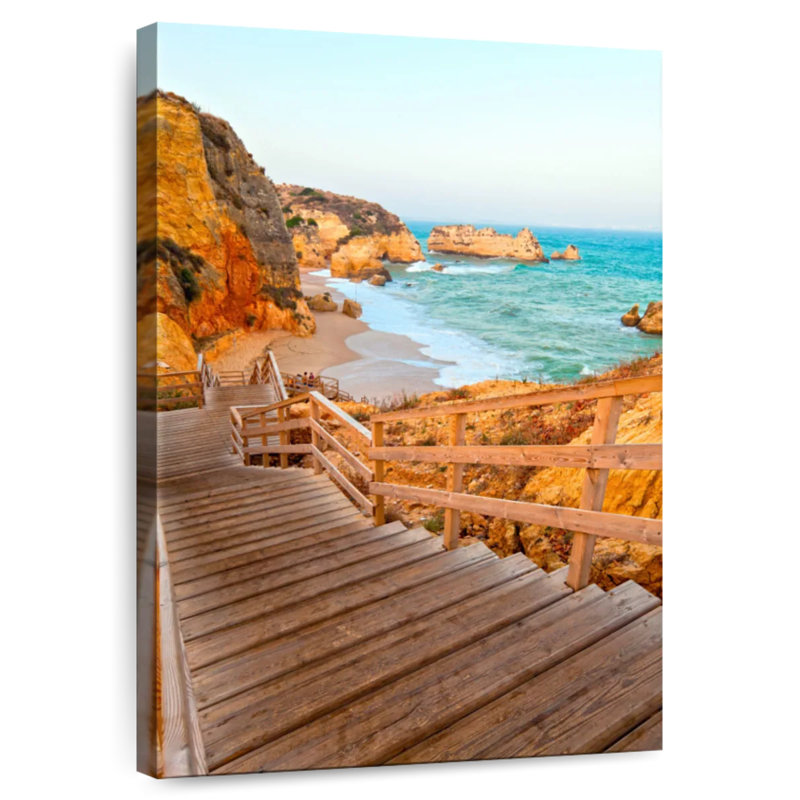 Lilie, Praia, Dona Ana, escalier de plage, H 30 po x l 20 po
