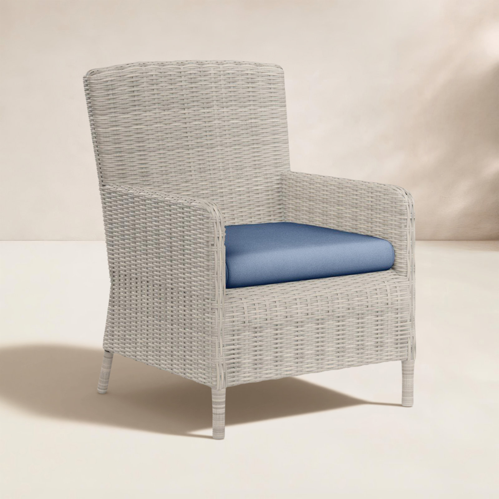 Manhattan Patio Armchair, Spectrum Indigo Sunbrella®