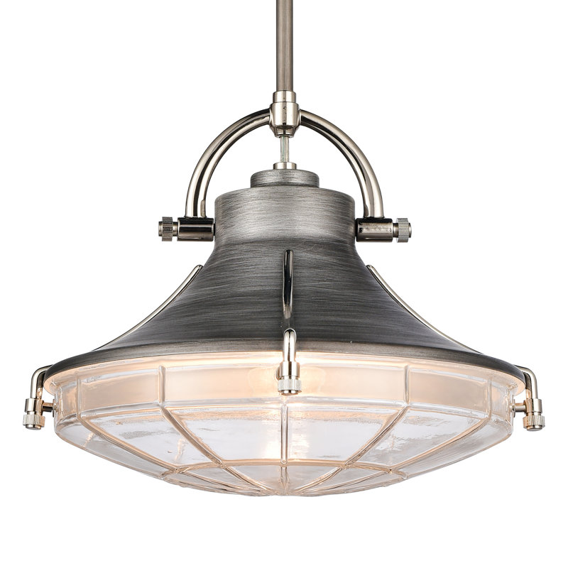 Luminaire suspendu 1 lumière Urbanite, 100 W, H 10,5 po x l 13 po x P 13 po