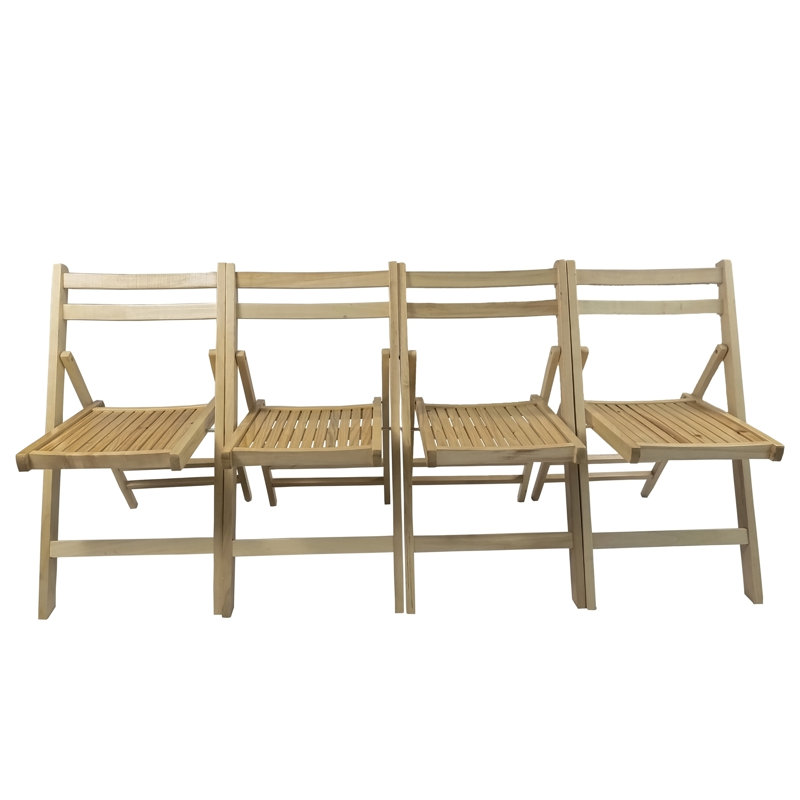 Chaise en bois pour événement spécial pliante, Natural