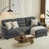 Gray Chenille