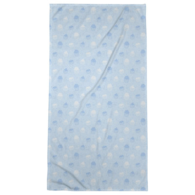 Serviette de bain classique cupcake