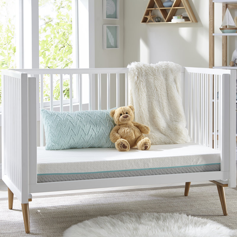 2-Stage Waterproof Standard Crib/Toddler Mattress