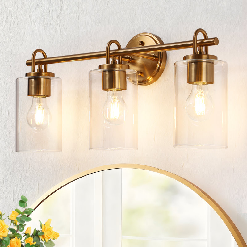 Kinman 3 - Light Dimmable Vanity Light, Gold