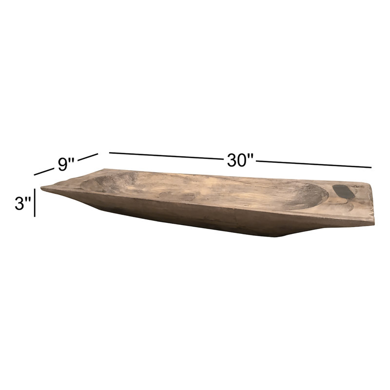 Dough Solid Wood Decorative Tray