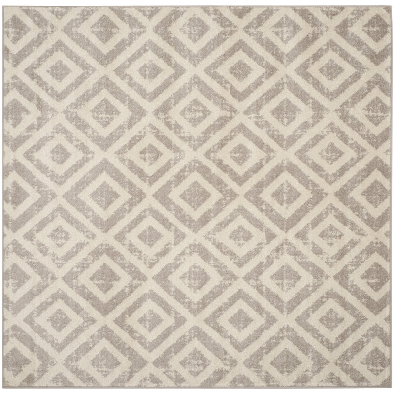 Tapis géométrique Adey Performance, Carré 6 pi 7 po