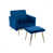 Velours bleu marine est en rupture de stock