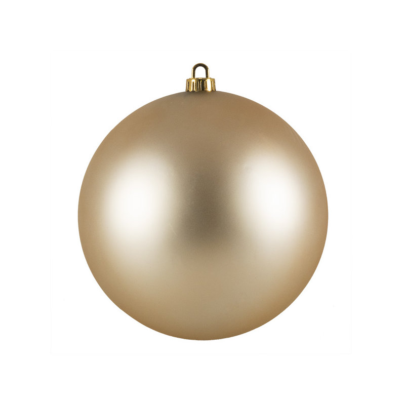 Bauble, 25cm H x 25cm W x 25cm D, Red Satin