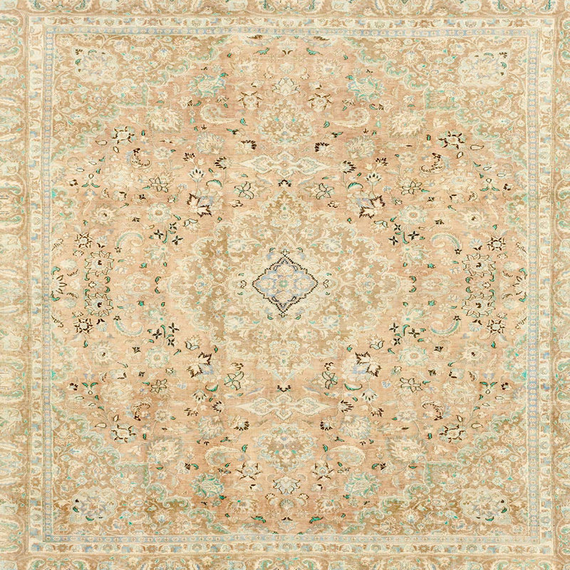 Abstract Indoor Rug, Square 7'