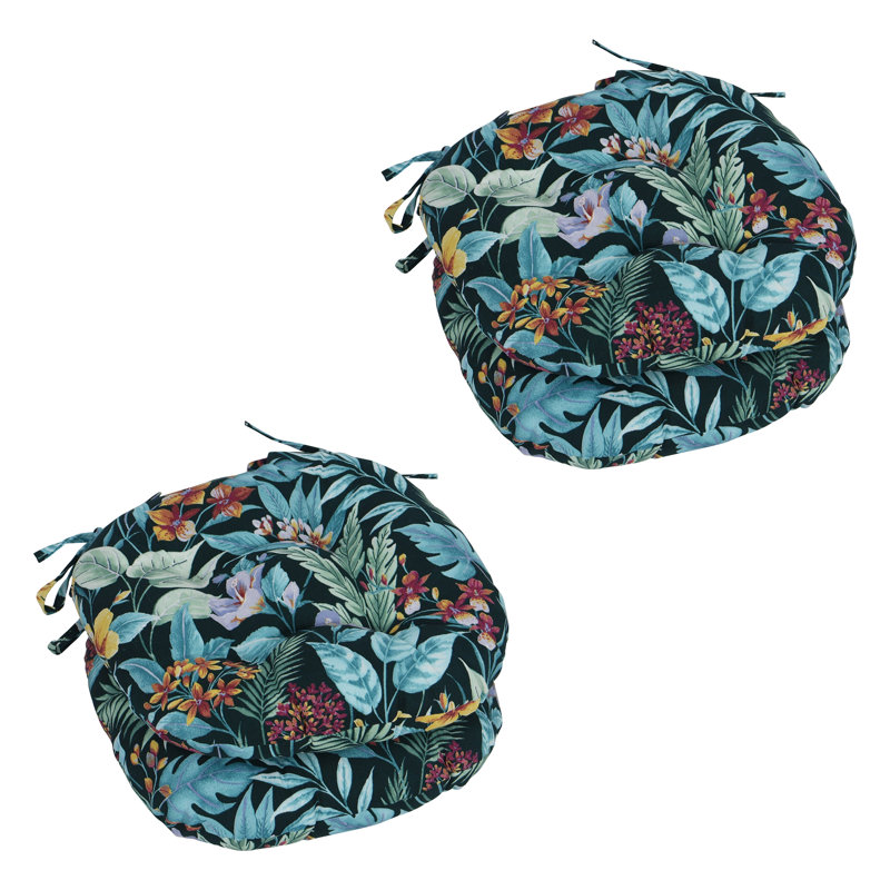 Outdoor 3.5'' Dining Chair Seat Cushion, Adonis Jewel