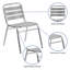 Chaise empilable en métal pour restaurant 4PK-91925248