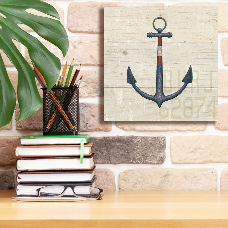 «Nautique 3» par James Wiens, art mural sur toile, H 12 po x l 12 po