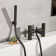Perri 2 Handle Deck Bath Shower Mixer Bath Filler with Diverter