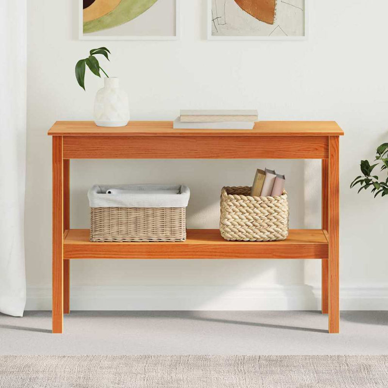 110cm Solid Wood Console Table