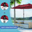 Parasol d'extérieur polyvalent avec des fonctionnalités avancées pour une expérience d'ombrage ultime