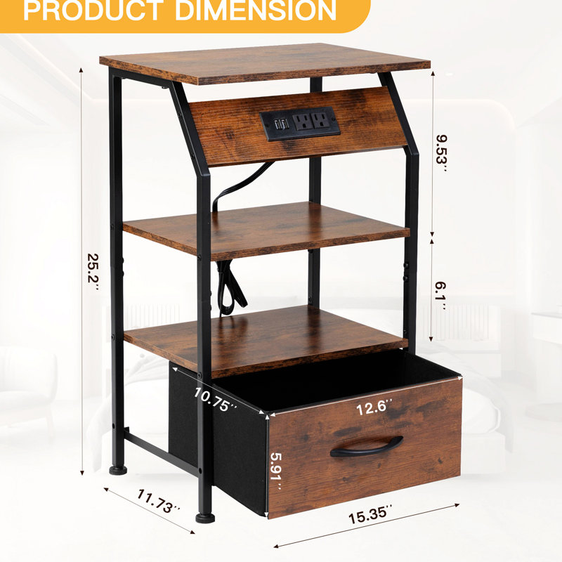 End Table with Storage