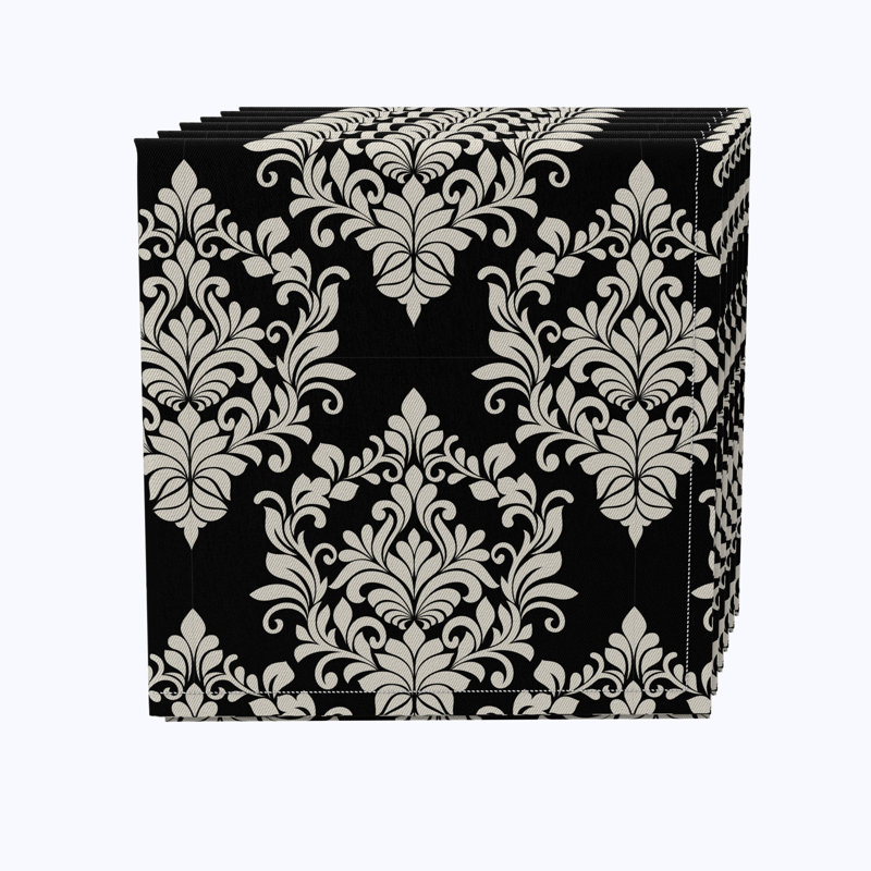 Cotton Damask Square Napkin