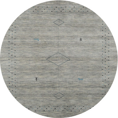 Tapis gris/argenté contemporaine