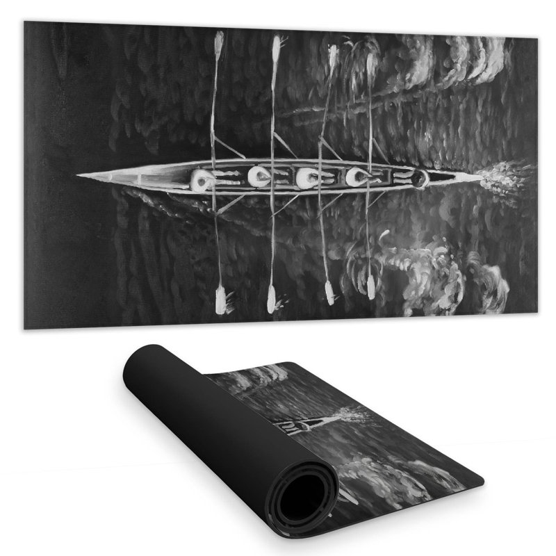 Rowing boat - 15.75"x31.50" Desk mat