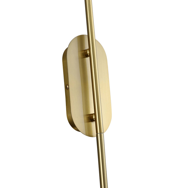 Wolak Armed Sconce, Amber