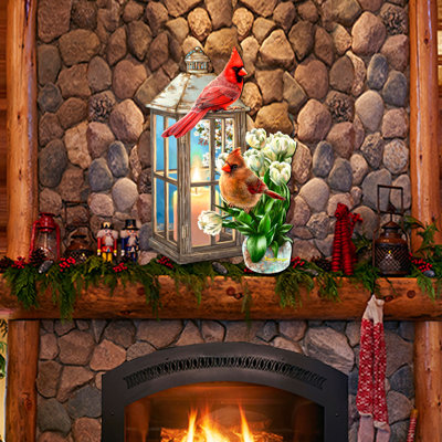 Christmas Bird Decorative Accent